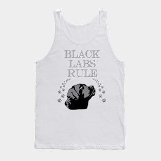 Black Labs Rule! Especially for Labrador Retriever owners! Tank Top